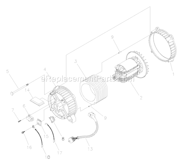 Page A Diagram and Parts List for 1932-0  Briggs and Stratton Generator